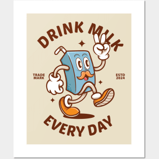 Drink Milk Everyday 3 Posters and Art